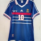 Zinedine Zidane Signed 1998 Fifa World Cup France Jersey With Coa
