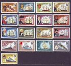 Antigua 1970 Sc 241-257 Mnh Set Ship