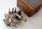 Nautical Sextant Leather Case Kelvin Hughes London 1917