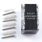 Bullet Sword   Pistol Hanger Set  44 Magnum Display Bracket Gun Wall Mount Hook