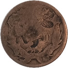 1858 Flying Cent W  Eagle   Fir   Pine Cone Counterstamps Brunk    Penny 1c Coin