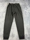 Puma Jogger Sweatpants Boys L 14-16 Black Spellout Logo High Rise Elastic Waist