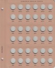 Dansco Page 2 For Album 8104 Lincoln Shield Cents W  Proof 2022 P - 2033 S New