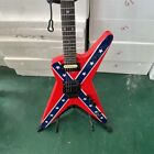 Factory Customized Rare Shaped Guitar Diamond Plate Stealth Electric Guitar