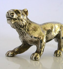 Superb 3 inch Antique Sterling Silver Lion Animal Figure Chester 1903 Animal