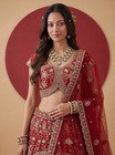 Designer Gadhwal Silk Double Dupatta Bridal Engagement Lehenga Choli