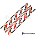 80mm 50a Red   Black Car Battery Test Lead Clip Crocodile Alligator Clamps 20pcs