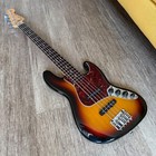 2007 Fender Deluxe Active Jazz Bass V Sunburst  9 4 Lbs