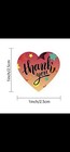 40 Pcs Heart Shaped 1    Thank You Stickers Small Business Envelope Seals parties