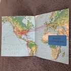 Braniff International Airline In-flight Menu Booklet With Route Maps