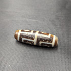 Vintage 4 Eyes Himalayan Tibetan Agate Dzi Bead