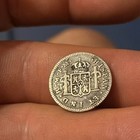 1790 Mexico 1 2 Real Silver