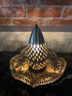Vintage Brass Cut Lamp Classic Table  Electric Lighting Works  Stunning  Mcm