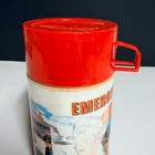 Vtg 1973 Emergency Tv Show Thermos Aladdin Industries Squad 51 Red Cup Lid Read