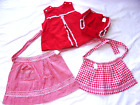 Lot   6 Vintage 1960s Toddler Doll Handmade Aprons   Littlecraft Orig   Fischel