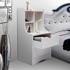 Bedroom Night Stand 2-drawer Bedside Table Home Furniture End Side Wood Shelf