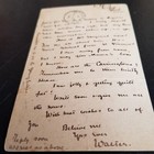 Leeward Islands Postal Card Letter 1896 Antigua Barbados Postmarks Vintage