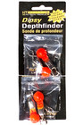 2 Packs Hi-tech Tackle 1 2oz Dipsy Depth Finder Fluorescent Orange 2 Count Pack