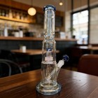 15   Heavy Glass Bong Hookah Thick Percolate Water Pipe Beaker 14mm Bowl