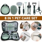 8 In 1 Professional Pet Clipper Dog Grooming Kit Heavy Duty Trimmer Thick Hair