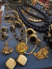 Antique Vintage Junk Drawer Jewelry Lot Estate Sale Find Lot X-20