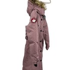 Canada Weather Gear Womens Pink Long Winter Parka Faux Fur Hood Size Medium