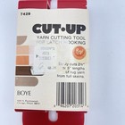 Cut Up Yarn Cutting Tool For Latch Hooking By Boye  7429 New Vintage Stock