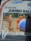 Intex 48  The Wet Set Inflatable Jumbo Beach Ball 1983  59070 Sealed In Package
