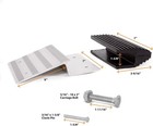 Aluminum Loading Ramp Bracket Kit For Truck Trailer