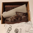 Uggs Womens Classic Ultra Mini Caspian Size-7 Lepord Print  1158328 New In Box