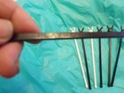 7- Playboy Cocktail Swizzle Sticks  - Black White Vintage Bunny Stirrers