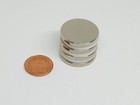 4 Pieces Of 1x1 8 Inch Neodymium Rare Earth Disc Magnet Grade N48   