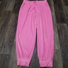 Victoria Secret Pink Velour Lounge Sweat Track Pant Tapered Y2k Size Medium