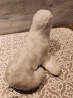 Precious Vintage Dakin 1976 White Seal Plush Sea Lion Toy Stuffed Animal 10 