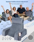 Kayfia Reading Pillow  30-90   Adjustable  Headrest  Backrest For Bed couch