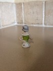 Antique German 1 5  Porcelain Half Doll Pin Cushion