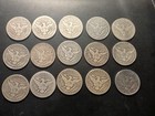 Lot Of Fifteen  15  Barber Half Dollars  Sold As A Single Bulk Lot 