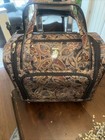 Vtg  Adolfo Carry On Travel Bag Great Condition All Zippers Work