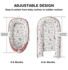 Portable Infant Nest Travel Bed For Newborn 0-24m  Soft Cotton