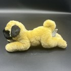 Russ Berrie Yomiko Classics Pug Puppy Brown Black Stuffed Plush Animal Dog 11 