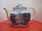 Royal Warwick Lochs Of Scotland Loch Lomond Blue 4-cup Teapot England