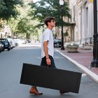 Universal Rectangular Electric Guitar Hard Case Wooden Shell Lockable Carrying