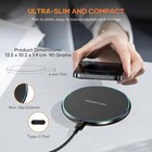 Wireless Fast Charger Charging Pad Dock Samsung Iphone Android Cell Phone Lot