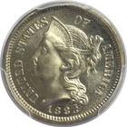1883 3cn Nickel Three Cent Proof Pcgs Pr-66 Cac
