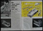 Simple Model Steam Engine How-to Build Plans Stock Metal No Casting