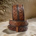Western Genuine Leather Belt Full Grain Handmade Men s Heavy Duty Without Buckle