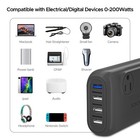 230 Watt Voltage Converter Step-down Transformer 220v To 110v  Upgrade With 4usb