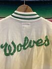 Vintage 50s 60s Buford Wolves 1 4 Zip Short Sleeve Raglan Jersey Small 19x23