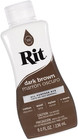 Rit Dye     8 Oz  Liquid Fabric Dye For Clothing  D  cor  And Crafts     Dark Brown  
