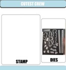 M6648 Cutest Crew Stamp And Metal Cutting Dies For Diy Handmade Cards Scrapbook